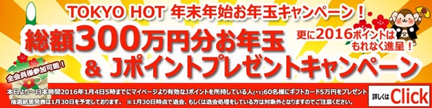 総額300万円のお年玉大抽選！全員に2GB分のDLポイントプレゼント！